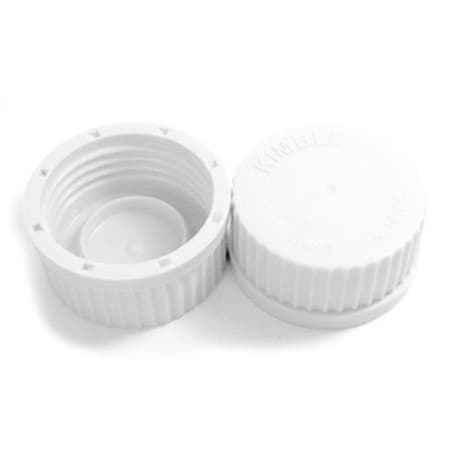 Dwk Life Sciences Replacement Cap for Kimcole Bottle, White, 10/PK 218206